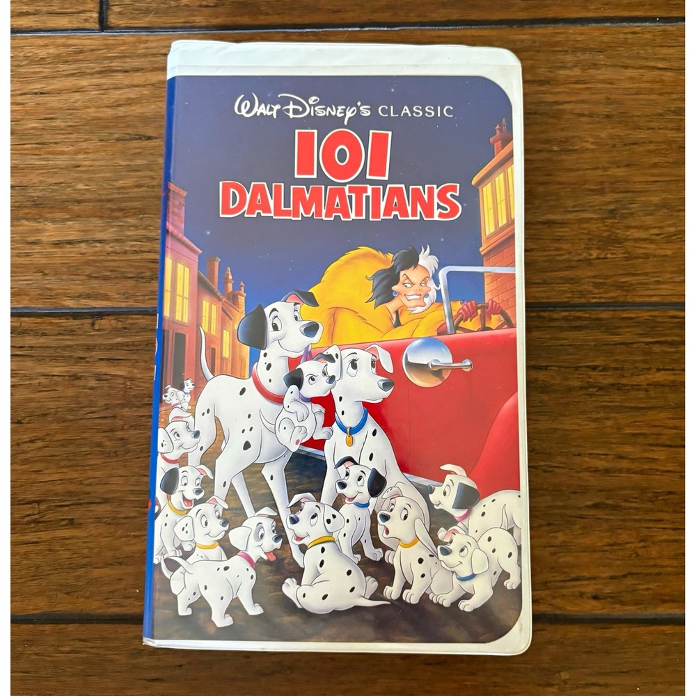 Walt Disney Home Video 101 Dalmatians VHS Classic G NTSC English